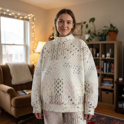 Women's Quilted Christmas Patchwork Set