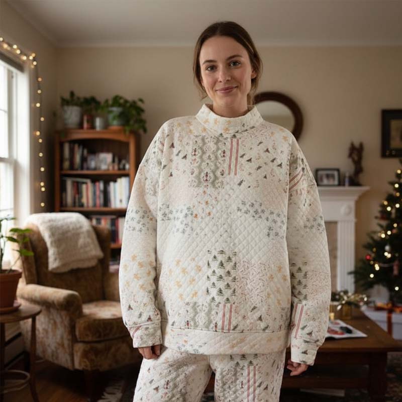 Women's Quilted Christmas Patchwork Set