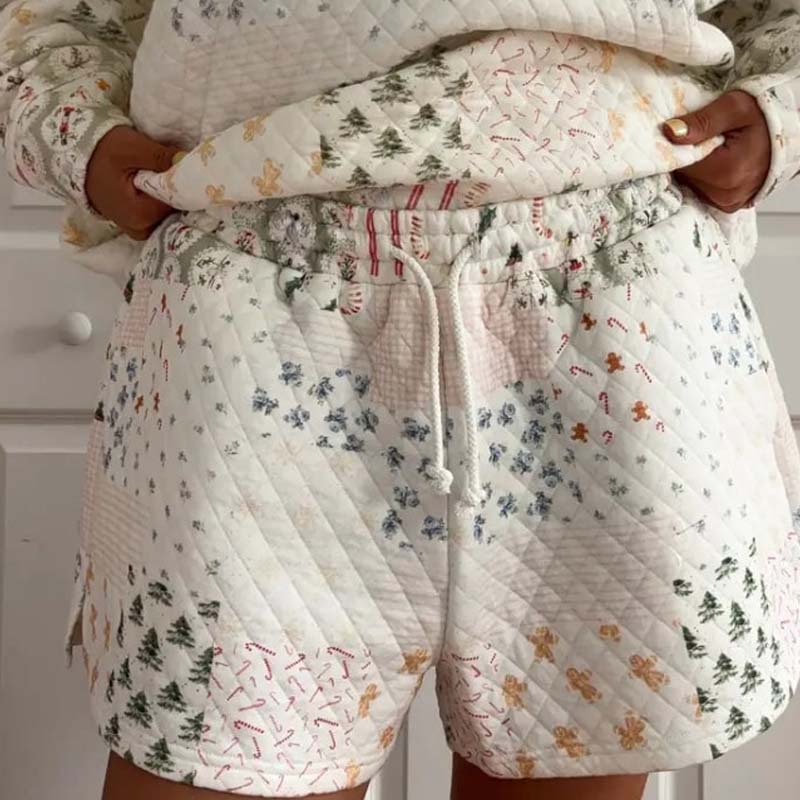Women's Quilted Christmas Patchwork Set