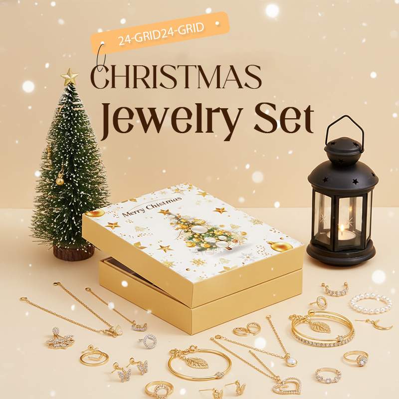 24-Grid Christmas Jewelry Set