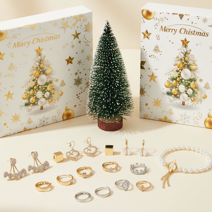 24-Grid Christmas Jewelry Set