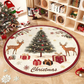 Non-Slip Round Christmas Tree Rug