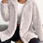 💃 LAST DAY 50% OFF! ✨Women's Fuzzy Hooded Long-Sleeved Coat
