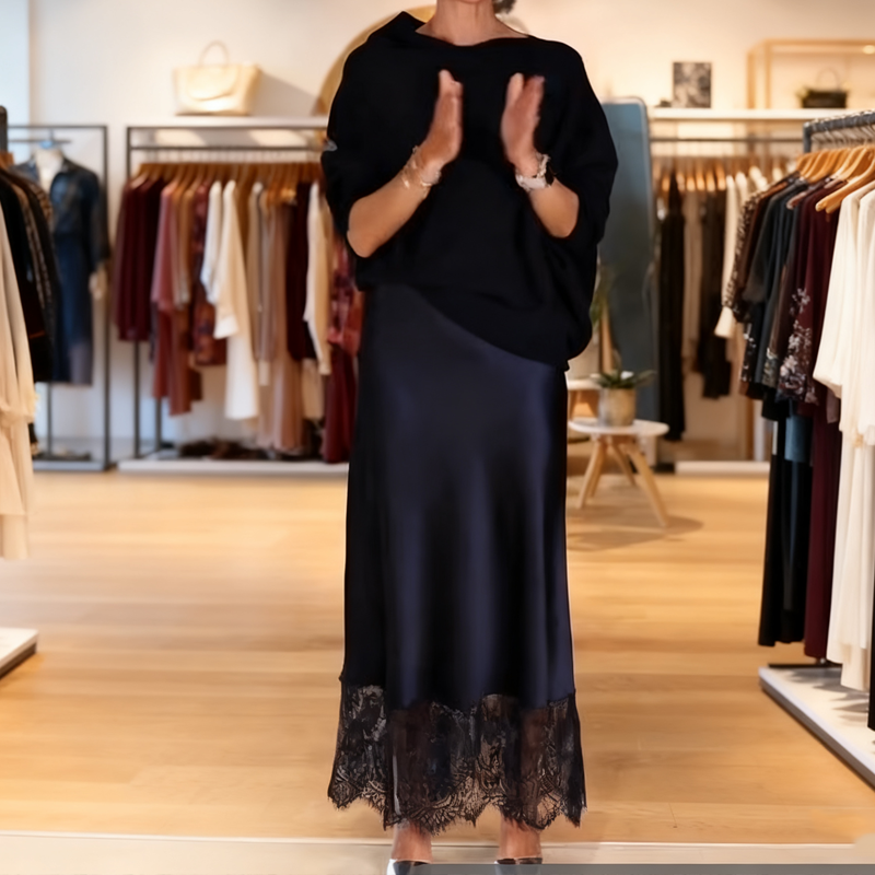 ✨Women's Elegant Top & Skirt 2-Piece Set -Chic Comfort for Every Occasion! 💃