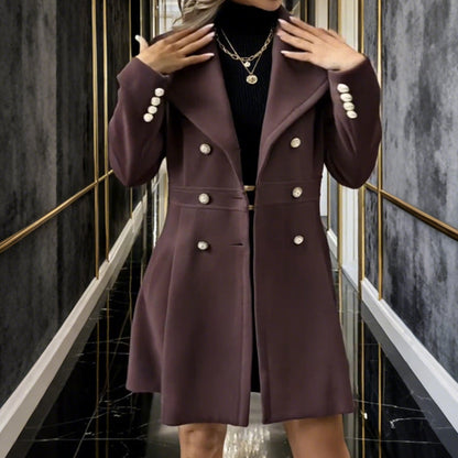 👑 Women’s Classic Wool Trench – Sophisticated Style, Modern Warmth
