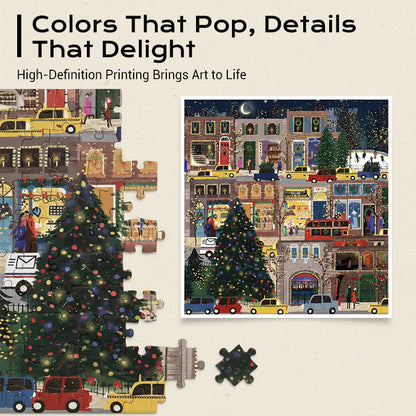 Winter Lights Decorative Puzzle Set