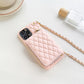 Chic Zipper Wallet Phone Case with Chain Strap