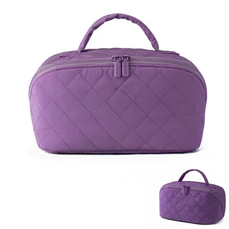 Large Capacity Portable Makeup Bag with Handle
