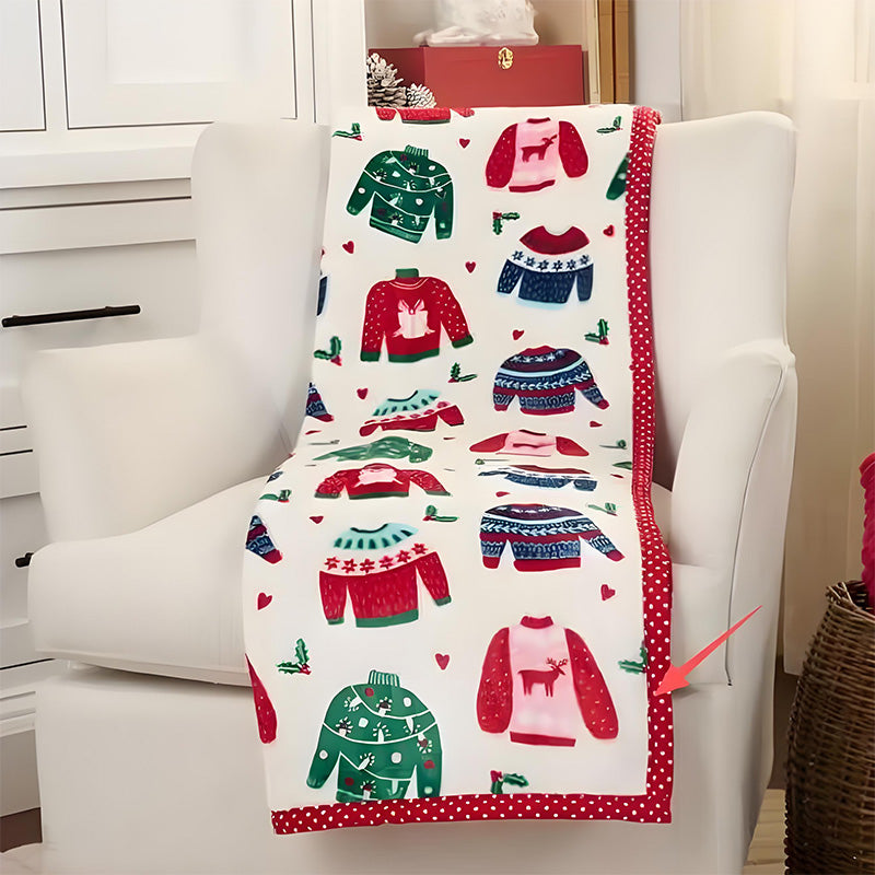 ⏳Limited-time 50% off⏰🎅Christmas Fluffy Cozy Throw Blanket