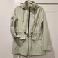 Women's Hooded Parka Jacket with Adjustable Waist & Pockets