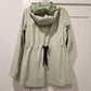 Women's Hooded Parka Jacket with Adjustable Waist & Pockets