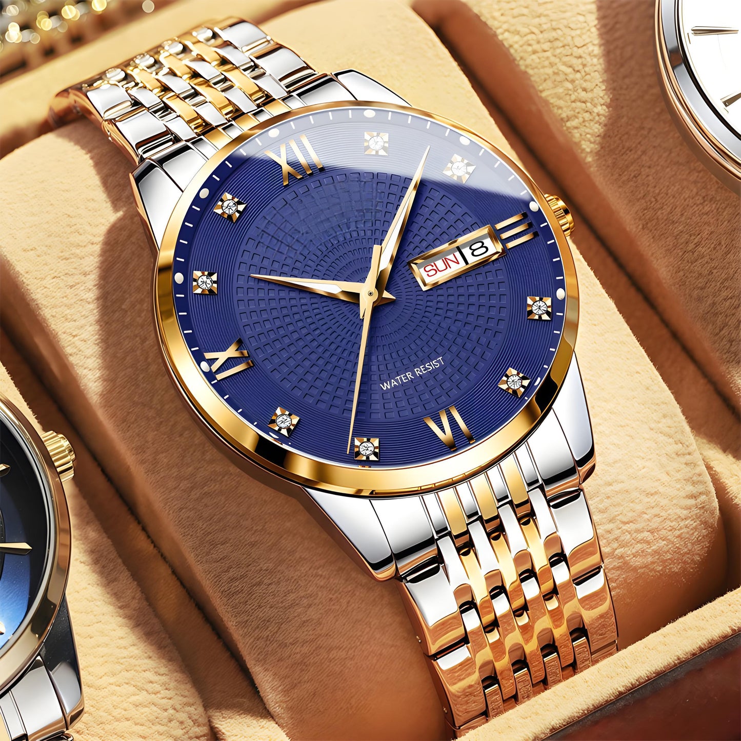 ⏳Year-End Premium Sale: 80% OFF💥Men's Stainless Steel Waterproof Business Watch