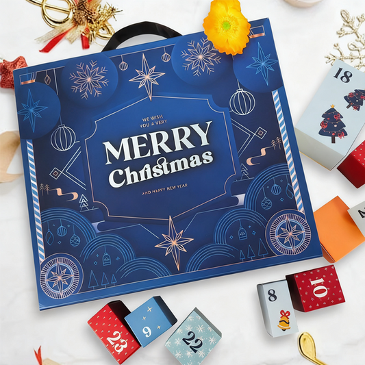 24-Day Empty Christmas Countdown Advent Calendar Box