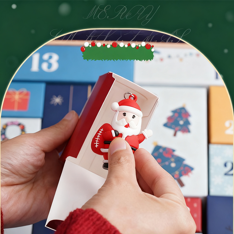 24-Day Empty Christmas Countdown Advent Calendar Box