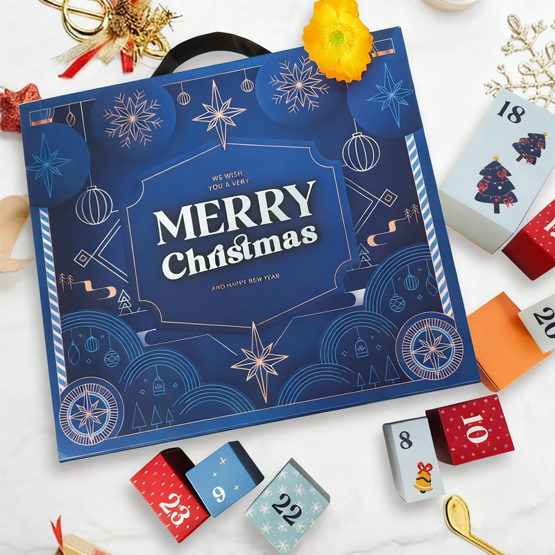 24-Day Empty Christmas Countdown Advent Calendar Box