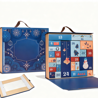 24-Day Empty Christmas Countdown Advent Calendar Box