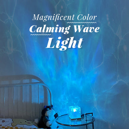 🎁Last Day of Sale 50% OFF🔥-✨ Rotating Water Wave Projector with Vivid 3D Light Effects🌌