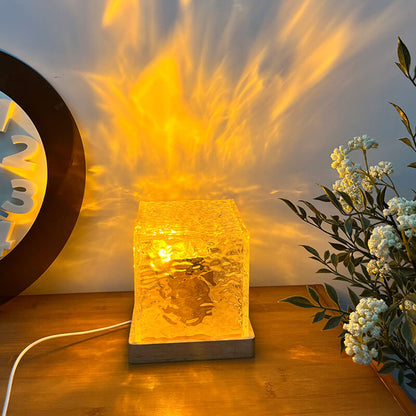 🎁Last Day of Sale 50% OFF🔥-✨ Rotating Water Wave Projector with Vivid 3D Light Effects🌌