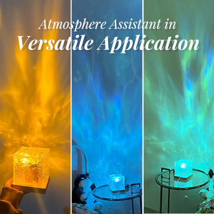 🎁Last Day of Sale 50% OFF🔥-✨ Rotating Water Wave Projector with Vivid 3D Light Effects🌌