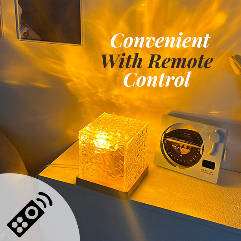 🎁Last Day of Sale 50% OFF🔥-✨ Rotating Water Wave Projector with Vivid 3D Light Effects🌌