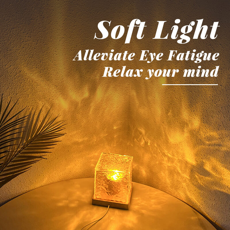 🎁Last Day of Sale 50% OFF🔥-✨ Rotating Water Wave Projector with Vivid 3D Light Effects🌌