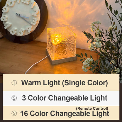 🎁Last Day of Sale 50% OFF🔥-✨ Rotating Water Wave Projector with Vivid 3D Light Effects🌌