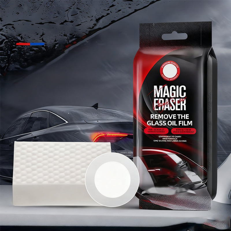 🚗 Magic Car Glass Cleaning Sponge | Crazy Friday + Christmas Double SALE | Streak-Free Film & Window Polish, Reusable & Waterproof | Ultimate Auto Detailing Gift 🎄✨