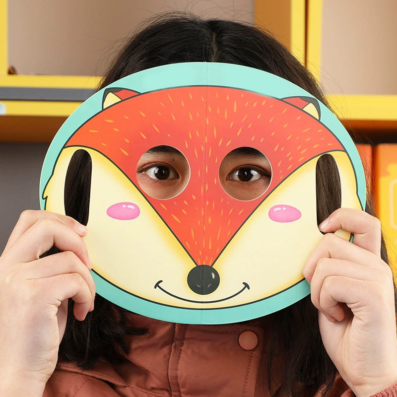 Interactive Peek-a-Boo Mask Board Book for Toddlers