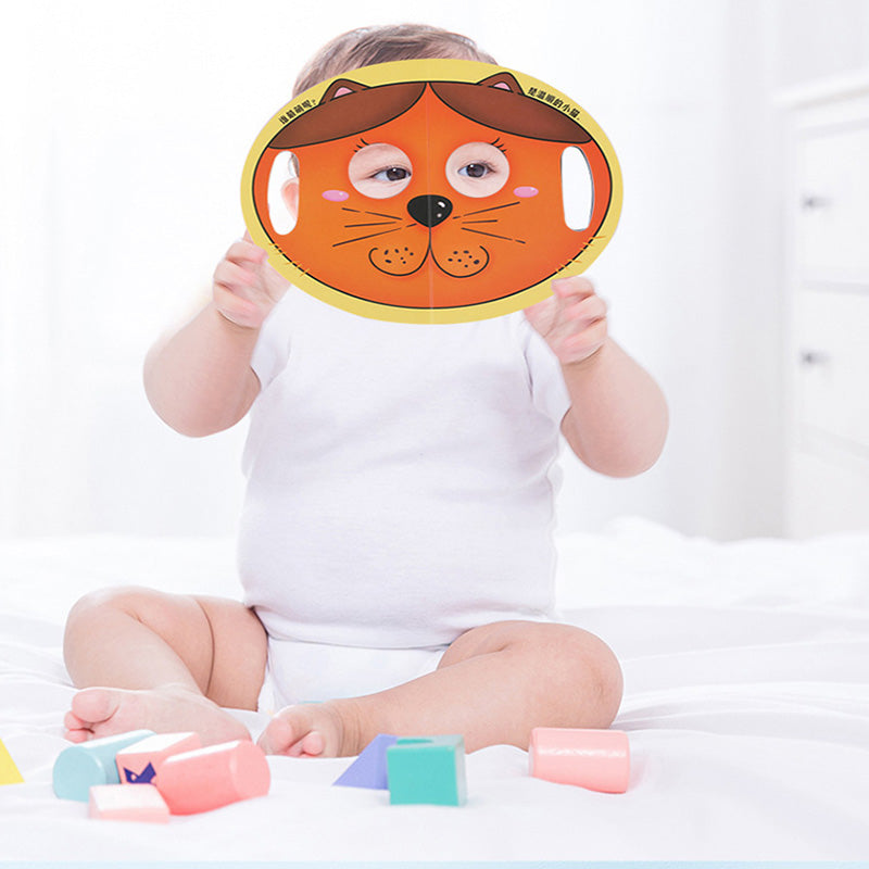 Interactive Peek-a-Boo Mask Board Book for Toddlers