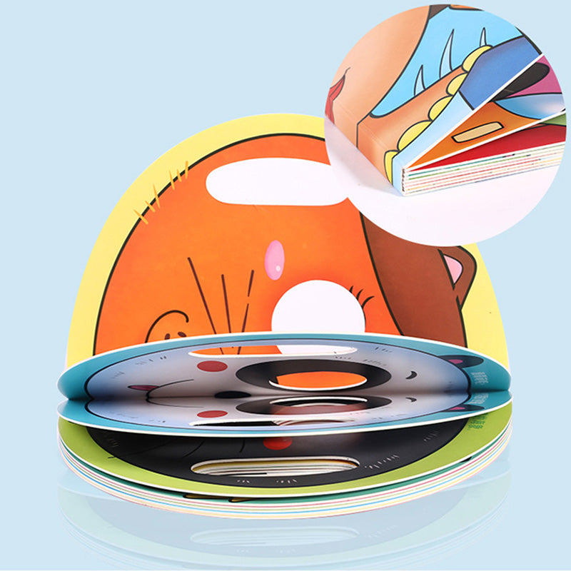 Interactive Peek-a-Boo Mask Board Book for Toddlers