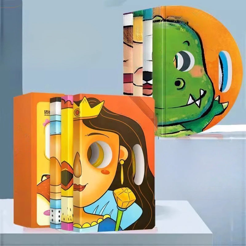 Interactive Peek-a-Boo Mask Board Book for Toddlers