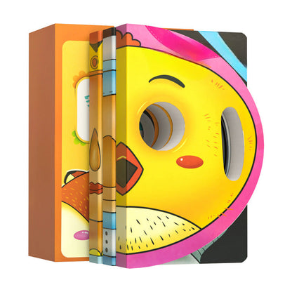 Interactive Peek-a-Boo Mask Board Book for Toddlers