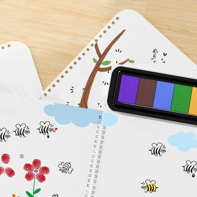 Finger Paint Coloring Book for Kids