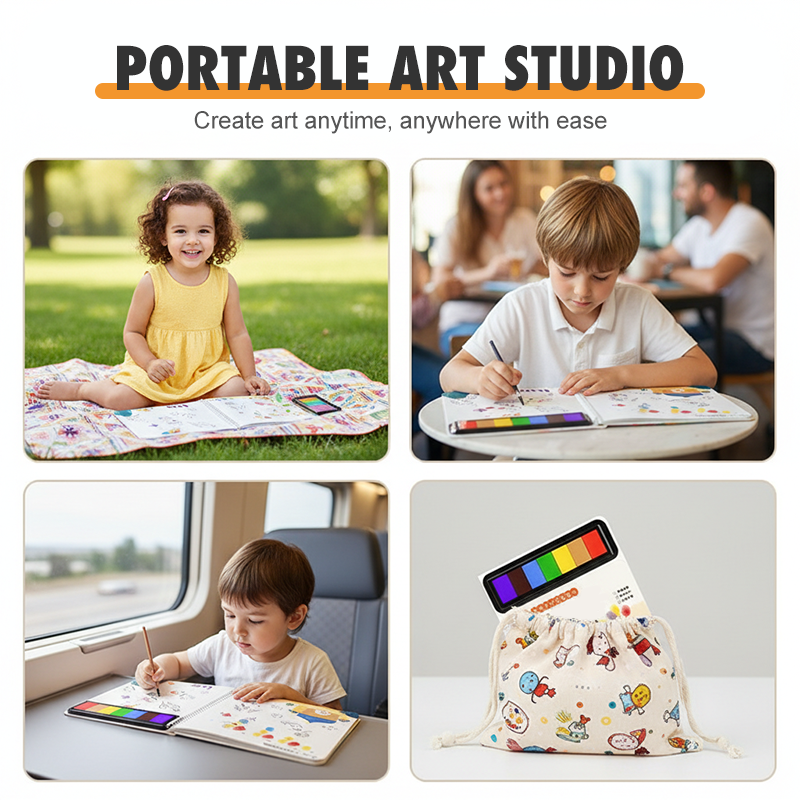 Finger Paint Coloring Book for Kids