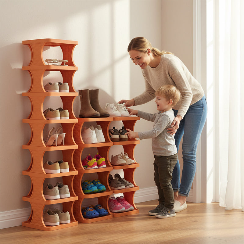 Multi-Layer Vertical Shoe Rack Organizer