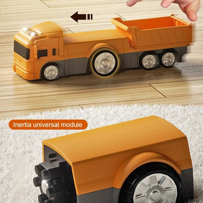 🚁Magnetic Transform Engineering Car Assembled Toys