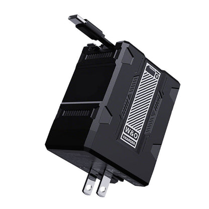 2-Port Retractable Fast Charger