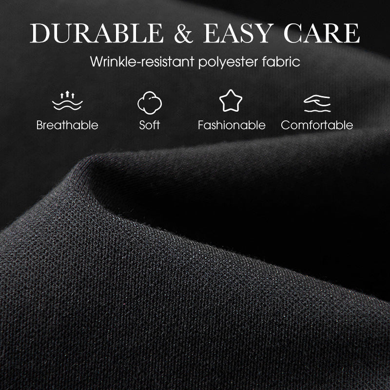 Asymmetric High-Neck Two-Piece Suit Set