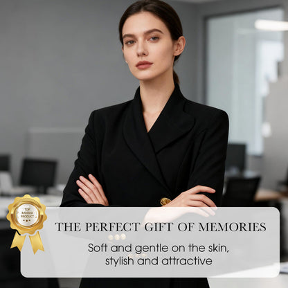 Asymmetric High-Neck Two-Piece Suit Set