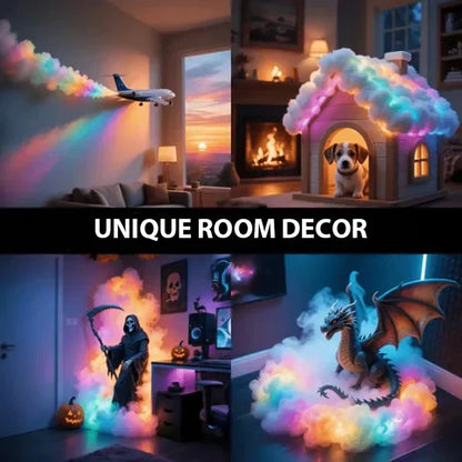 🌈☁️DIY USB-powered Thundercloud LED light decoration
