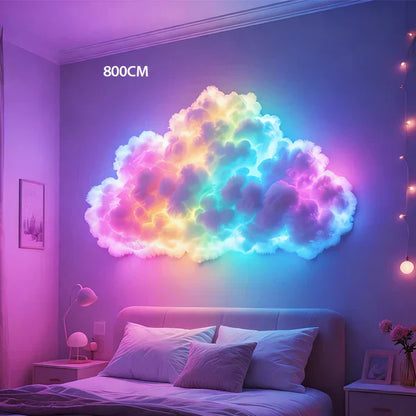 🌈☁️DIY USB-powered Thundercloud LED light decoration