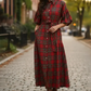🎄Christmas Special Promotion🎅Women's Casual Plaid Maxi Shirt Dress👗