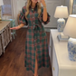 🎄Christmas Special Promotion🎅Women's Casual Plaid Maxi Shirt Dress👗