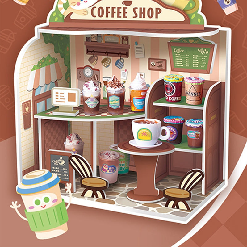🔥Hot Sale Deals-DIY Miniature Coffee House Kit