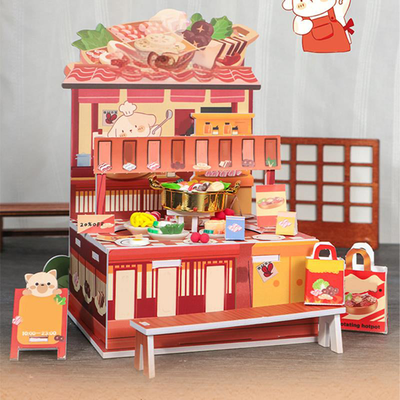 DIY Revolving Restaurant Miniature Kit