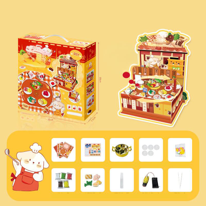 DIY Revolving Restaurant Miniature Kit