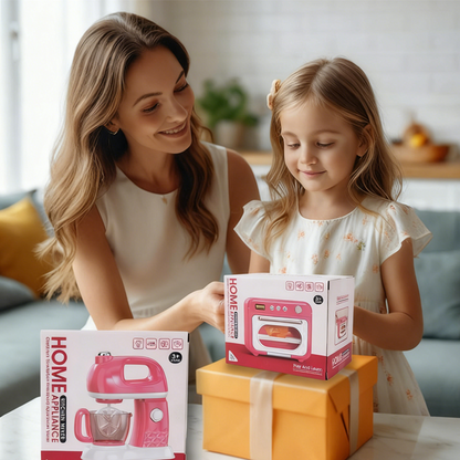 Kids Pretend Play Kitchen Appliance Toy Set