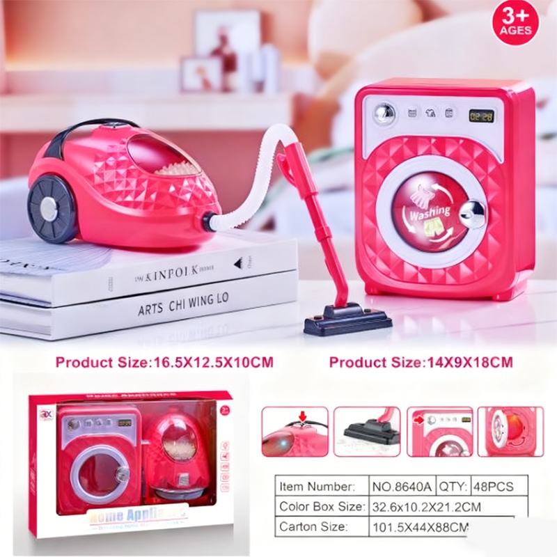 Kids Pretend Play Kitchen Appliance Toy Set