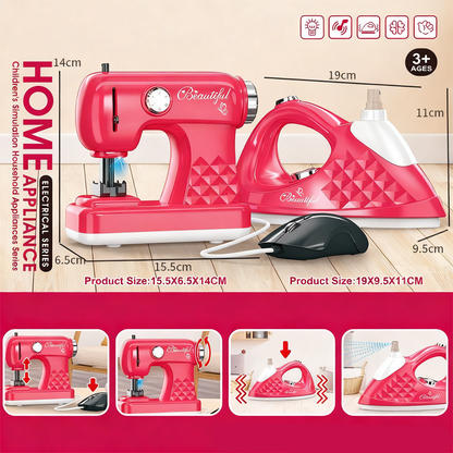 Kids Pretend Play Kitchen Appliance Toy Set