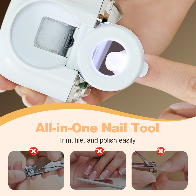 Electric Nail Clipper with Light